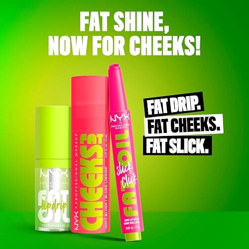 NYX Professional Makeup Fat Cheeks Juicy Blush, Liquid Blush, 12 HR Wear, Infused With Oils & Peptides, Cheek Hugging Applicator, Does Not Fade, Shade: Fig Fizz (Pink) thumbnail 8