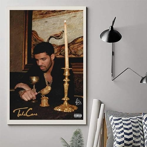 Ockxin Drake Poster Take Care Minimalist Album Cover Music Posters for Room Aesthetic Canvas Wall Art Bedroom Decor12x18inch(30x45cm) thumbnail 6