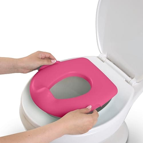 Bright Starts Disney Junior Princess My Size Potty Training Toilet, Toddler Potty Chair with Flushing & Cheering Sounds, Removable Seat with Splash Guard & Handles, Ages 18+ Months, Up to 50 lbs thumbnail 9