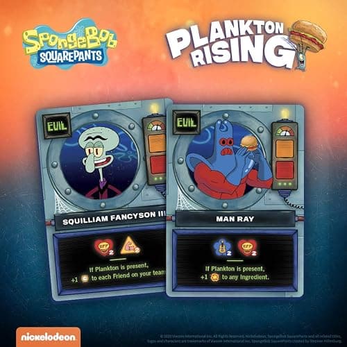 USAOPOLY Spongebob: Plankton Rising Cooperative Dice and Card Game | Featuring Artwork & Characters from Nickelodeon's Spongebob Squarepants Cartoon | Officially Licensed Spongebob Game thumbnail 6