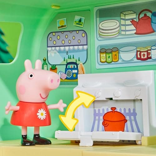 Peppa Pig Caravan Playset for Girls and Boys, 3 Figures, 6 Accessories, Preschool Toys, Kids Gifts, Ages 3+ thumbnail 10