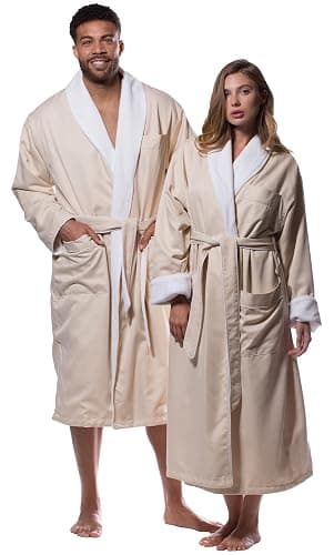 Turquaz Robes for Women - Luxury Plush Lined Bathrobe, 100% Polyester Microterry & Microfiber, Cozy & Elegant Womens Robe thumbnail 2