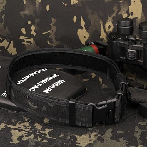 LAKE OF FIRE Nylon Mens Tactical Belt,2" Heavy-Duty Work Belt with Adjustable,Quick Release,Wear-Resistant thumbnail 6