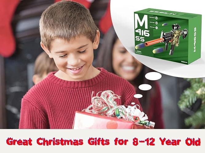 Toy Gun Automatic Sniper Rifle -3 Modes Toy Foam Blasters with Tactical Vest, Bipod, 2 Clips and 150 Darts, Electric Toys for Adults Boys Age 8-12 Gifts for Birthday Xmas thumbnail 7