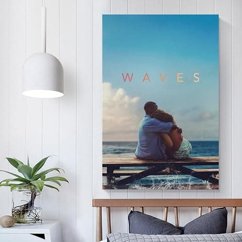 Waves 2019 Drama Romance Movie Poster Canvas Wall Art Decor Canvas Art Poster And Wall Art Picture Print Modern Family Bedroom Decor Posters 24x36inch(60x90cm) thumbnail 5