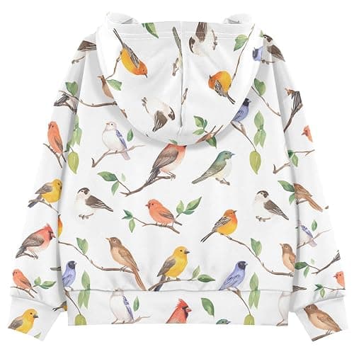 UMIRIKO Spring Birds Toddler Girls Pullover Hoodie Sweatshirt 4-14Y 202b8308 thumbnail 2