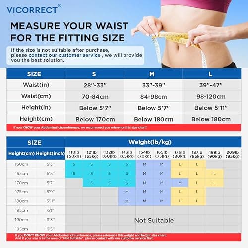Vicorrect Posture Corrector for Women and Men: Back Brace Support - Shoulders Straightener Relieve Upper Back Pain (Black, Large) thumbnail 4
