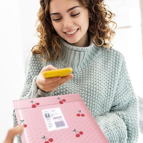 Cozymood 6x10 Inch Pink Poly Bubble Mailers 100 Pack,Waterproof Self Seal Adhesive Small Padded Mailing Envelopes,Cushioning Bubble Envelopes for Shipping,Mailing,Small Business,Packaging,Bulk #0 thumbnail 8