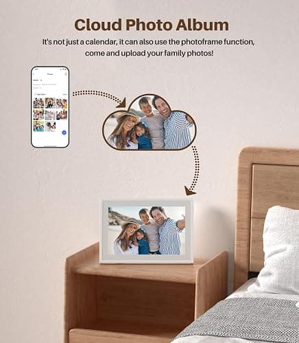 Digital Calendar Chore Chart –Touchscreen Interactive Digital Planner Display- Wifi Smart Planner w/LCD Display, Task Scheduling & Reward Tracker- Smart Display for Family Schedules thumbnail 6
