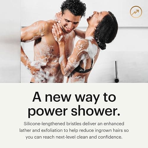 MANSCAPED® The Body Buffer Premium Silicone Scrubber for Nourishing, Cleaning & Exfoliating Your Skin - Lather Boosting Bristles with Ergonomic No-Slip Handle, Long-Lasting & Easy to Clean (1-Pack) thumbnail 2