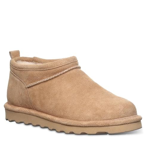 BEARPAW Women's Super Shorty Boot | Women's Ankle Boot | Women's Slip On Boot | Comfortable Winter Boot | Multiple Colors & Sizes - 12 - Iced Coffee - Image 1