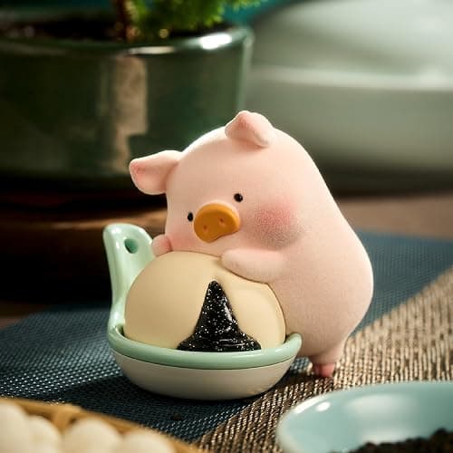 maidimiao Lulu The Pig Piggy Chinese Cuisine Restaurant Series Blind Box Figures Home dector 1PC Figurine Ornament thumbnail 4