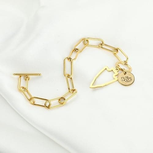 imani Gift for Football Fans K&C Necklace Bracelet Kansas City Inspired jewelry necklace Bracelet thumbnail 2