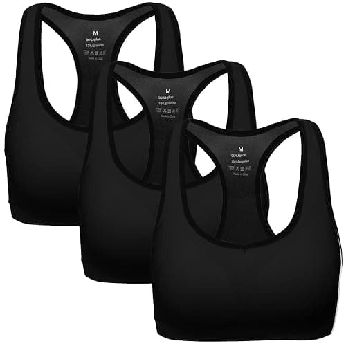MIRITY Women Racerback Sports Bras - High Impact Workout Gym Activewear Bra - Image 1