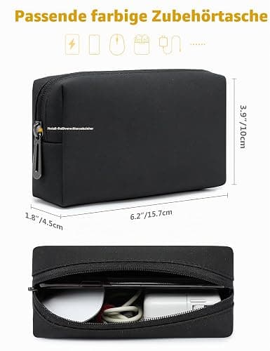 HYZUO 13 Zoll Laptoptasche mit Ständer für MacBook Air, Schwarz | für MacBook Air 13 M5-M1, 2026 13" MacBook Neo, 2026-2016 MacBook Pro 13 M2 M1, iPad Pro/Air 13, Surface Pro 12-3, XPS 13 thumbnail 5