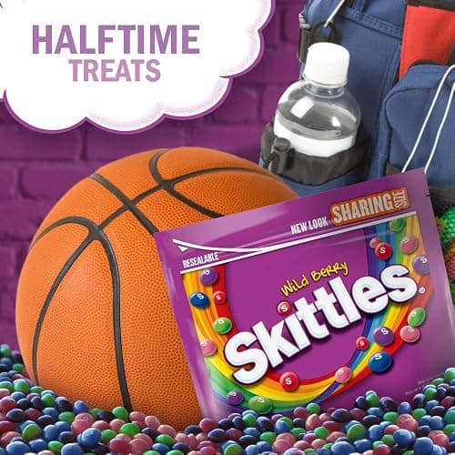 SKITTLES Wild Berry Chewy Candy Share Size Movie Night Party Favor Candy Snack, 15.6 Oz Resealable Bag thumbnail 9