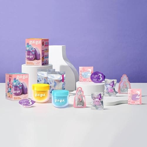 GUI GUI Slime Kit - Scented 2-Pack Bundle, Butter & Cloud, 5 Step DIY Process to Customize Your Ultimate Glow-Up, Resealable and Reusable Container, ASMR Experience, Slime Making Kit thumbnail 8