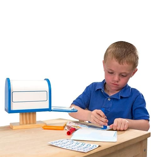 Melissa & Doug My Own Wooden Mailbox Activity Set and Educational Toy thumbnail 3