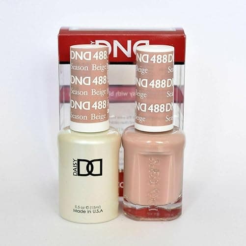 Beige Gel Nail Polish #488 by DND Gel - Image 1