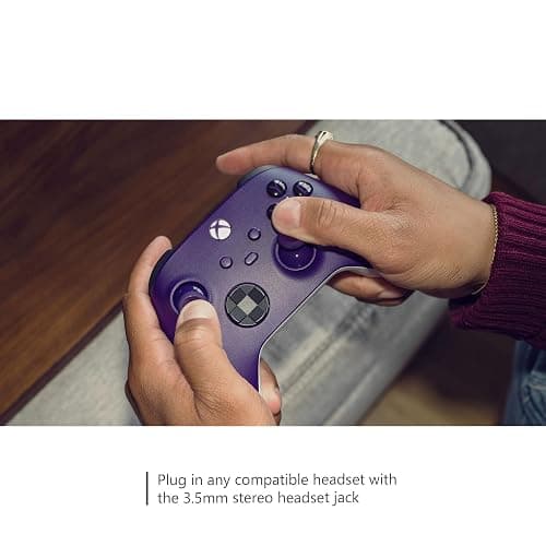 Xbox Core Wireless Gaming Controller – Astral Purple Series X|S, One, Windows PC, Android, and iOS thumbnail 10