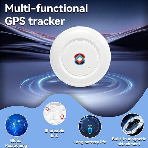 2026 GPS Tracker for Vehicles, Cars & Kids–Real-Time Tracking with Worldwide Coverage | No Monthly Fee & No SIM Needed | IP67 Waterproof | Long Battery Life | Compatible with iPhone & Android thumbnail 2