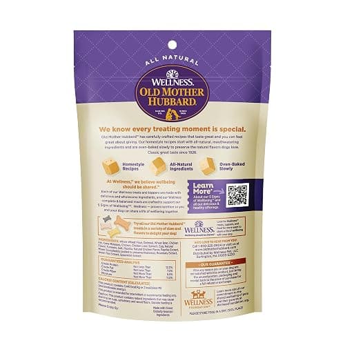 Old Mother Hubbard Wellness Training Bitz Assorted Mix Dog Biscuits, Natural, Training Treats, Three Flavors, Small Size, (8 Ounce Bag) thumbnail 2