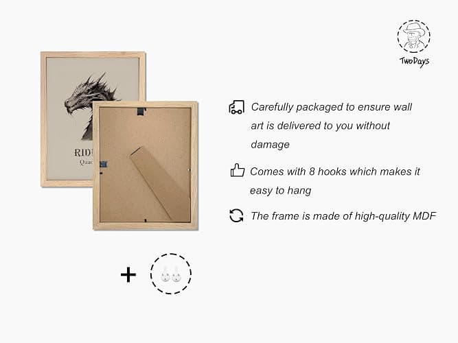 TwoDays 4th Wing Bookish Merch Room Decor, War College Four Quadrants Inspired Wall Art Prints for Fans Gifts, Fantasy Book Merchandise Posters. (8" X 10", Set of 4, UNFRAMED) - Fantasy - Unframed - 8x10 thumbnail 3