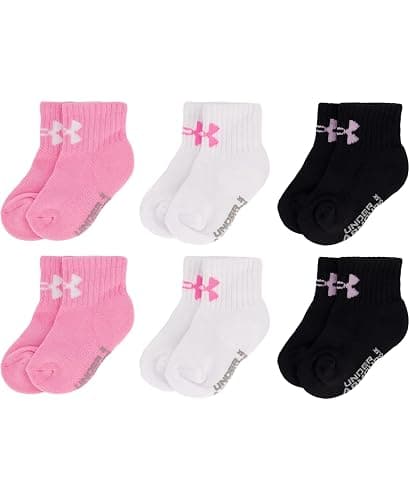 Under Armour girls Multi Pack Quarter Sock thumbnail 5