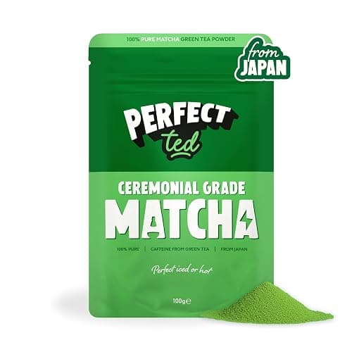 PerfectTed Matcha Powder, Ceremonial Grade Japanese, 100g (100 Servings), Perfect for Lattes & Smoothies | Premium Matcha Fuel | with L-Theanine | Antioxidants | Vegan | Gluten-Free (100g) - Image 1