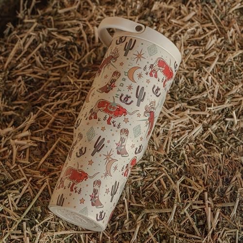 HydroJug Sport - Stainless Steel Tumbler with Straw, Vacuum Insulated, 40oz Leakproof Water Bottle, Ergonomic Design, Reusable, Dishwasher Safe, Rubber Base, Durable for Gym or Outdoors, Rodeo thumbnail 6