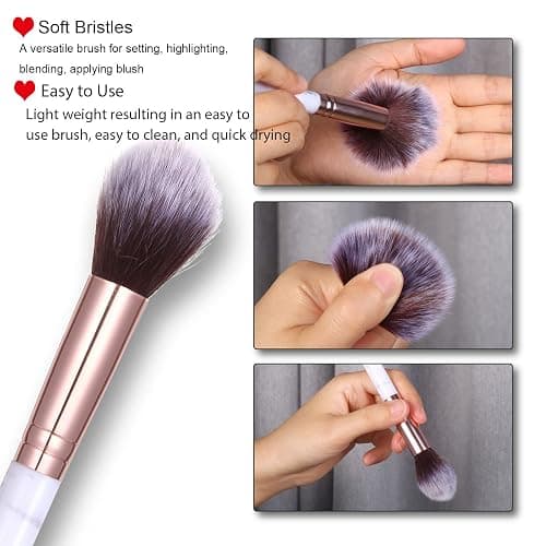 8 Colors Face Matte Blush Palette Shading Blusher - Buildable Facial Cheek Blusher Contour Bronzing Pressed Powder Makeup Pallet Women Gift Set (8 Colors Blush Contour Palette with brush) thumbnail 4