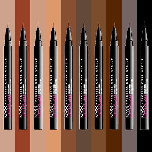 NYX Professional Makeup The Brow Glue Gel Sopracciglia Trasparente Istantaneo Effetto Laminazione 5g + Lift and Snatch Penna Sopracciglia No-Transfer Tenuta 16h Tonalità Taupe - Set da 2 thumbnail 5