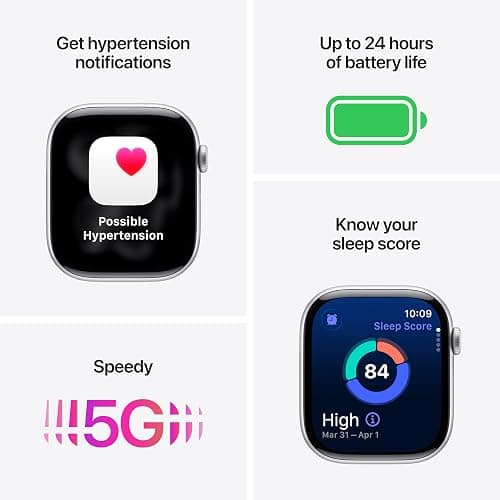 Apple Watch Series 11 [GPS + Cellular 42mm] Smartwatch with Gold Titanium Case with Gold Milanese Loop. Sleep Score, Fitness Tracker, Health Monitoring, Always-On Display, Water Resistant thumbnail 3