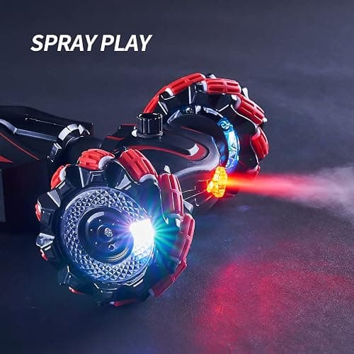 TADOZIC 4WD Remote Control Gesture Sensor Car,Hand Controlled RC Stunt Car,Double-Sided Vehicle 360° Rotation with Light and Music Spray, Watch Toy Cars for Boys & Girls Birthday thumbnail 5