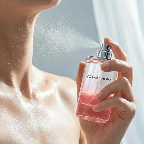 QAWAFI Voyage Nova Eau de Parfum for Women, Lychee Bergamot Ginger, Rose Peony Cocoa Blossom, Elegant Patchouli, Long Lasting Spring Fall Perfume, 50ml &1.7fl oz thumbnail 5