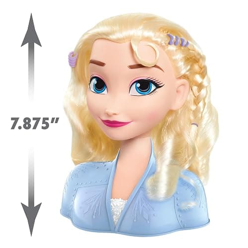 Disney Frozen 2 Elsa Styling Head, 14-pieces, Pretend Play, Kids Toys for Ages 3 Up by Just Play thumbnail 6