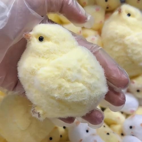 JIACAI 3pcs Handmade Chick Squishy Toys Ultra Soft squishies Fidget Toys Silicone Squeeze Toys for Stress Relief ( Chicken ) thumbnail 4