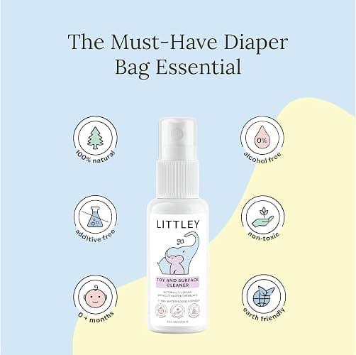 Littley Toy & Surface Cleaner | 8 oz | Alcohol-Free HOCl Spray for Baby Toys & High-Touch Surfaces | Fragrance-Free Formula | Gentle Cleaning for Everyday Messes thumbnail 5