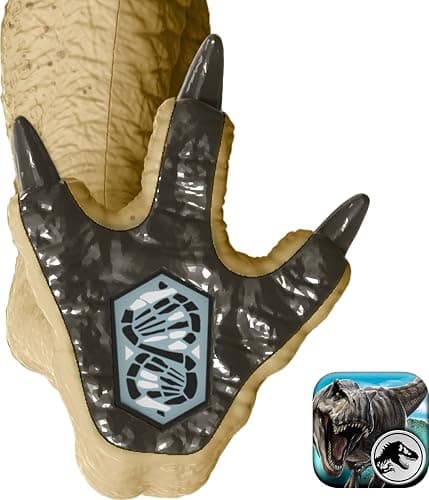 Mattel Jurassic World Rebirth Distortus Rex Rumble N Rampage Dinosaur Action Figure 22 Inch with 2 Attack Actions, Content-Accurate, Digital Play thumbnail 5