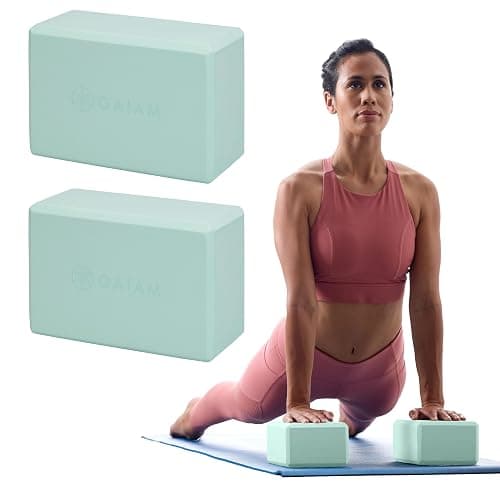 Gaiam Yoga Block - Supportive Latex-Free Eva Foam - Soft Non-Slip Surface with Beveled Edges for Yoga, Pilates, Meditation - Yoga Accessories for Stability, Balance, Deepen Stretches - Image 1