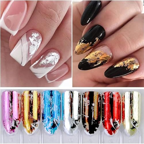 EBANKU 20 Rollen Nagel Transferfolie - Nailart Nägel Dekorationen thumbnail 2