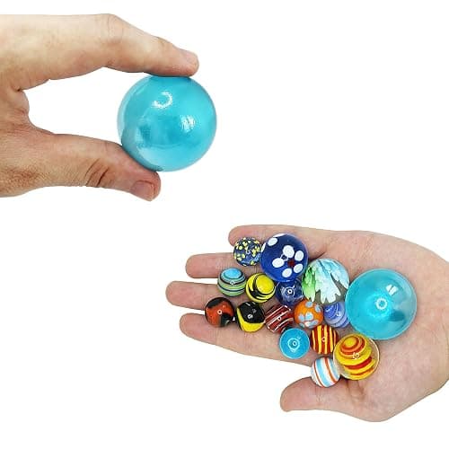 130 PCS Glass Marbles Bulk, Colorful Assorted Marbles for Kids, Marble Run Games and Accessories for Boys and Girls, Beautiful Marble Collections for Home Decoration thumbnail 4