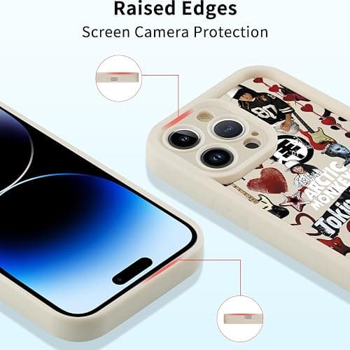 2 Stück Silicone Handyhülle für Apple iPhone 8 iPhone 7 iPhone SE 2022/2020 Hülle 4.7", Stoßfeste Schutzhülle mit Tokio Hotel Pop-Rock-Band Cool Aesthetic Design Muster TPU Junge Cover Case, Cool - für iPhone 8 7 iPhone SE 2022/2020 - Cool thumbnail 7