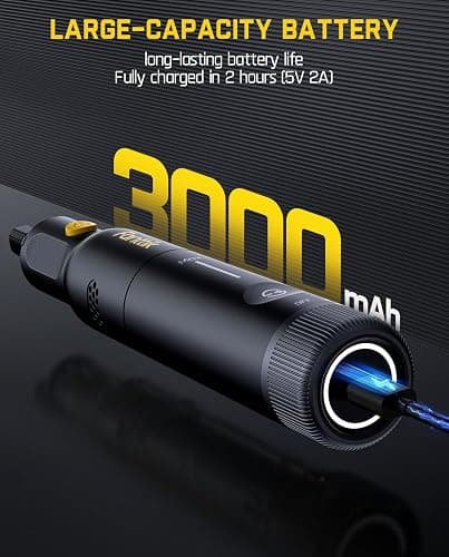Fanttik F2 PRO Cordless Rotary Tool Kit Strong Magnetic Motor, Revostor Hub, 5 Variable Speed, 25000 RPM, 55 Accessories, for 3D Printed Sanding, Polishing, Drilling, Carving, Cutting DIY Crafts thumbnail 7