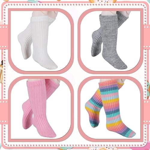 Sotiff 6 Pairs Mini Doll Socks Doll Clothes Accessories for Female Plaything Figure Accessories thumbnail 5