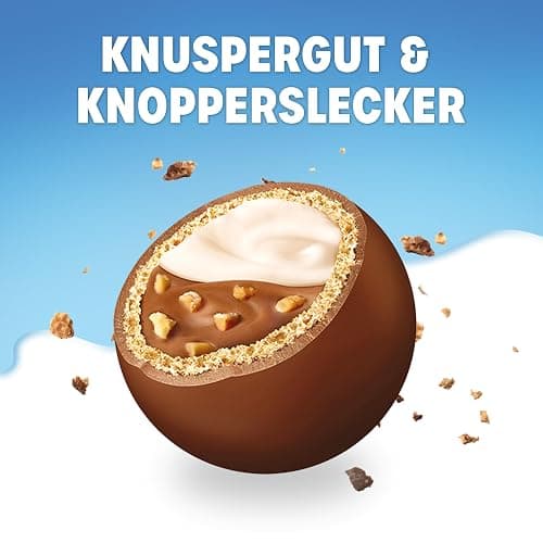 Knoppers Goodies Knusper Minis – 1 x 180g – knusprige Waffelkugeln gefüllt mit Haselnussstücken, Milch- und Nougatcreme, umhüllt von Schokolade thumbnail 3