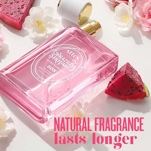 Sttes Perfume 608# (Delicious Pink Dragonfruit) - Eau de Perfume 100ml (3.4fl oz) Fruity and Floral (Vanilla + Jasmine + Red Pitaya) thumbnail 2