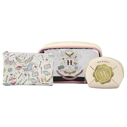 Harry Potter Hogwarts Crest 3-Piece Travel Toiletry Set - Image 1