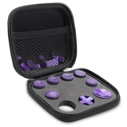 Accessories for Xbox One Elite Series 2 Controller(Model 1797), Metal Thumbsticks Paddles Joysticks Replacement Parts Kits Compatible with Xbox Elite Wireless Controller Series 2 Core(Purple) thumbnail 7
