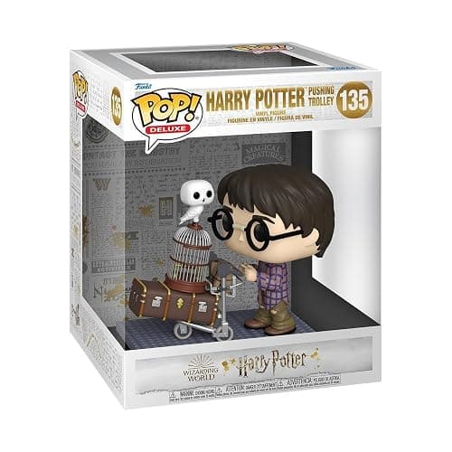 Funko Pop! Deluxe: HP Anniversary - Harry Potter Pushing Trolley- Figura in Vinile da Collezione - Idea Regalo - Merchandising Ufficiale - Giocattoli per Bambini e Adulti - Movies Fans - Image 1